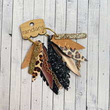 Load image into Gallery viewer, Randans fringe hoop earrings- camo *read entire description prior to ordering*