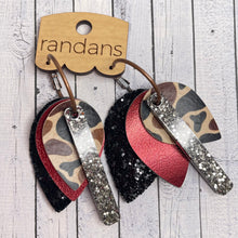 Load image into Gallery viewer, Randans custom fringe hoop earrings- petite/small