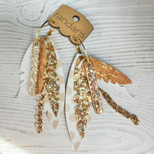 Load image into Gallery viewer, Randans fringe hoop earrings- polka dots- zion