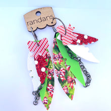 Load image into Gallery viewer, Randans fringe hoop earrings- social media ad *read entire description prior to ordering*