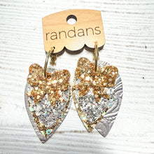 Load image into Gallery viewer, Randans petite fringe hoop earrings- neutrals- Fraser