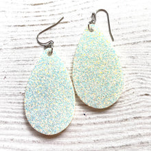 Load image into Gallery viewer, Randans Frameless Dangle Teardrops- neutrals, gold, silver, black, white