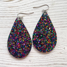 Load image into Gallery viewer, Randans Frameless Dangle Teardrops- neutrals, gold, silver, black, white