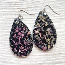 Load image into Gallery viewer, Randans Frameless Dangle Teardrops- neutrals, gold, silver, black, white