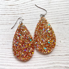 Load image into Gallery viewer, Randans Frameless Dangle Teardrops- neutrals, gold, silver, black, white