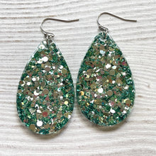 Load image into Gallery viewer, Randans Frameless Dangle Teardrops- neutrals, gold, silver, black, white