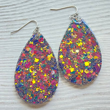 Load image into Gallery viewer, Randans Frameless Dangle Teardrops- blue