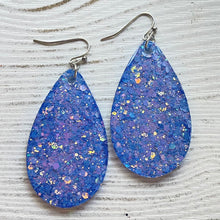 Load image into Gallery viewer, Randans Frameless Dangle Teardrops- blue