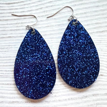 Load image into Gallery viewer, Randans Frameless Dangle Teardrops- blue
