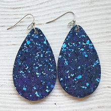 Load image into Gallery viewer, Randans Frameless Dangle Teardrops- blue