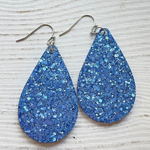 Load image into Gallery viewer, Randans Frameless Dangle Teardrops- blue
