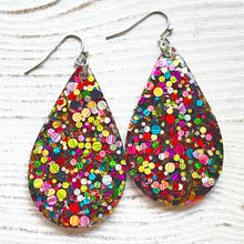 Load image into Gallery viewer, Randans Frameless Dangle Teardrops- dots and mixes