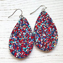 Load image into Gallery viewer, Randans Frameless Dangle Teardrops- dots and mixes