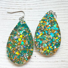 Load image into Gallery viewer, Randans Frameless Dangle Teardrops- dots and mixes