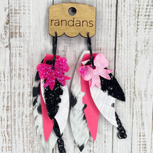 Load image into Gallery viewer, Randans fringe hoop earrings-western- Oakley