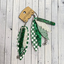 Load image into Gallery viewer, Randans custom fringe hoop earrings
