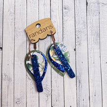 Load image into Gallery viewer, Randans custom fringe hoop earrings- petite/small
