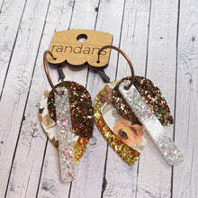 Load image into Gallery viewer, Randans custom fringe hoop earrings- petite/small
