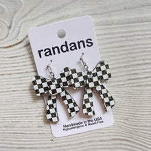 Load image into Gallery viewer, Bow earrings- dangles and studs- custom colors
