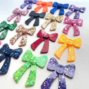 Bow earrings- dangles and studs- custom colors