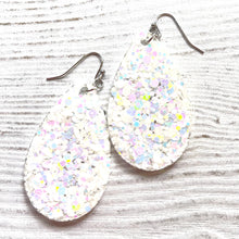 Load image into Gallery viewer, Randans Frameless Dangle Teardrops- neutrals, gold, silver, black, white
