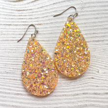 Load image into Gallery viewer, Randans Frameless Dangle Teardrops- neutrals, gold, silver, black, white
