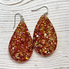 Load image into Gallery viewer, Randans Frameless Dangle Teardrops- neutrals, gold, silver, black, white
