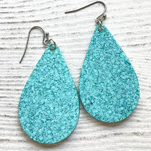 Load image into Gallery viewer, Randans Frameless Dangle Teardrops- blue
