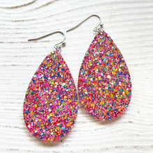 Load image into Gallery viewer, Randans Frameless Dangle Teardrops- dots and mixes
