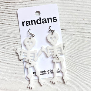 Skeleton- naughty- dangle earrings