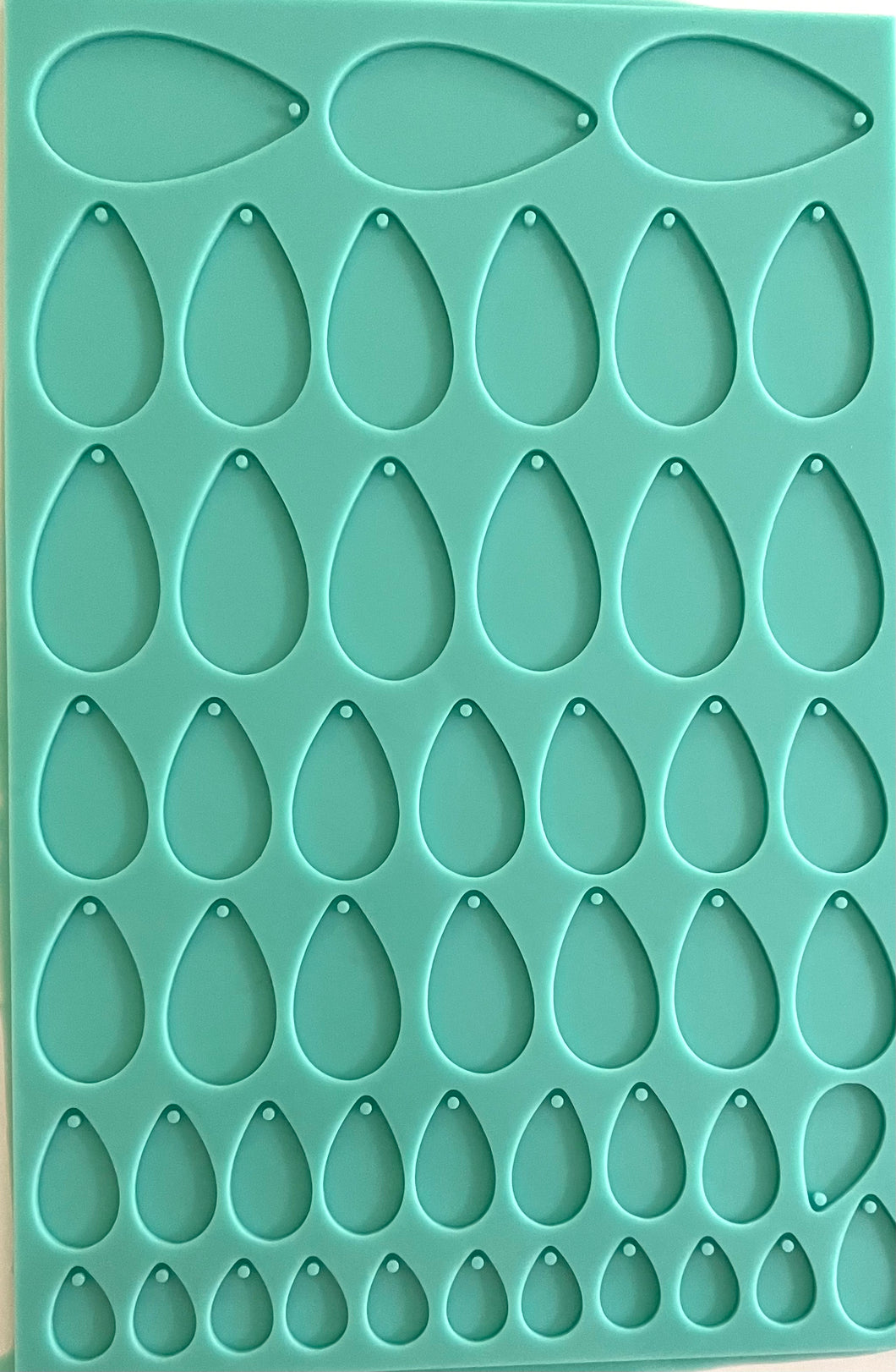 Teardrop variety- Extra large silicone mold