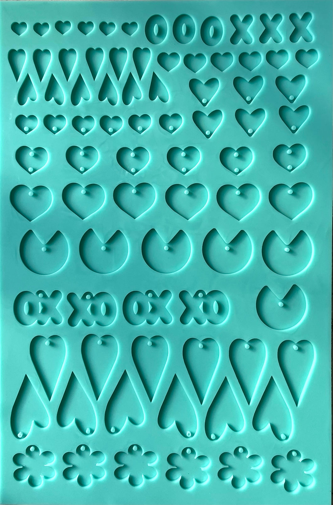 Hearts mold- Extra large silicone mold