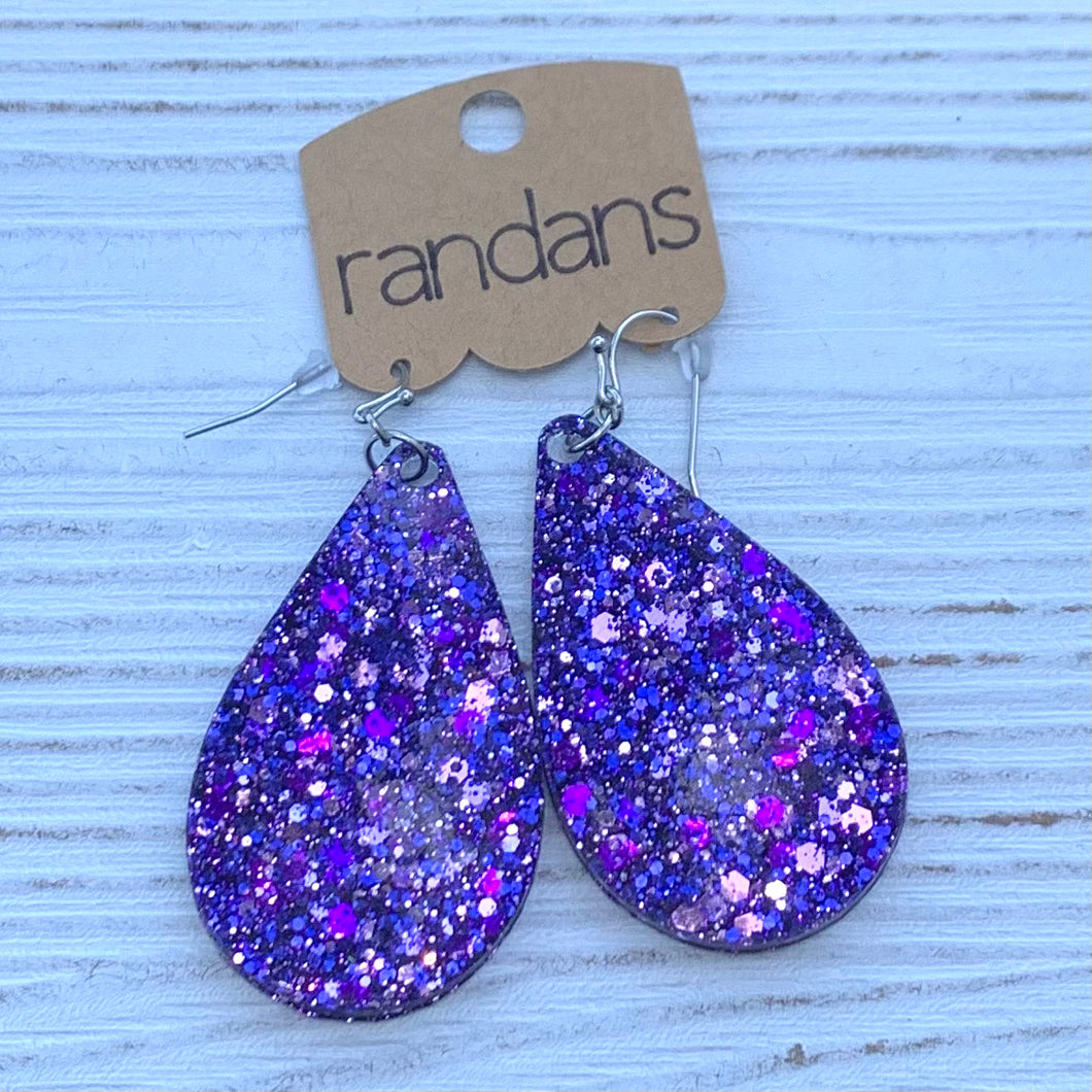 Randans Large Frameless Dangles - Purple 10