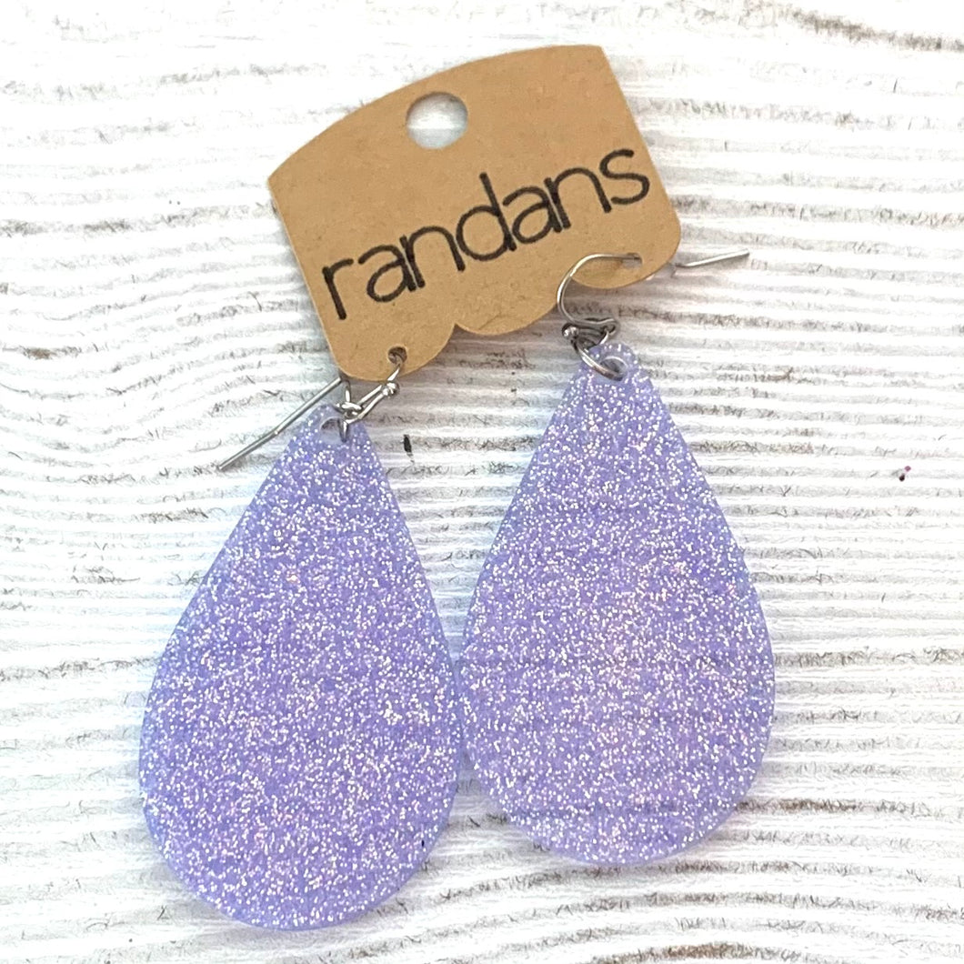 Randans Large Frameless Dangles - Purple 9