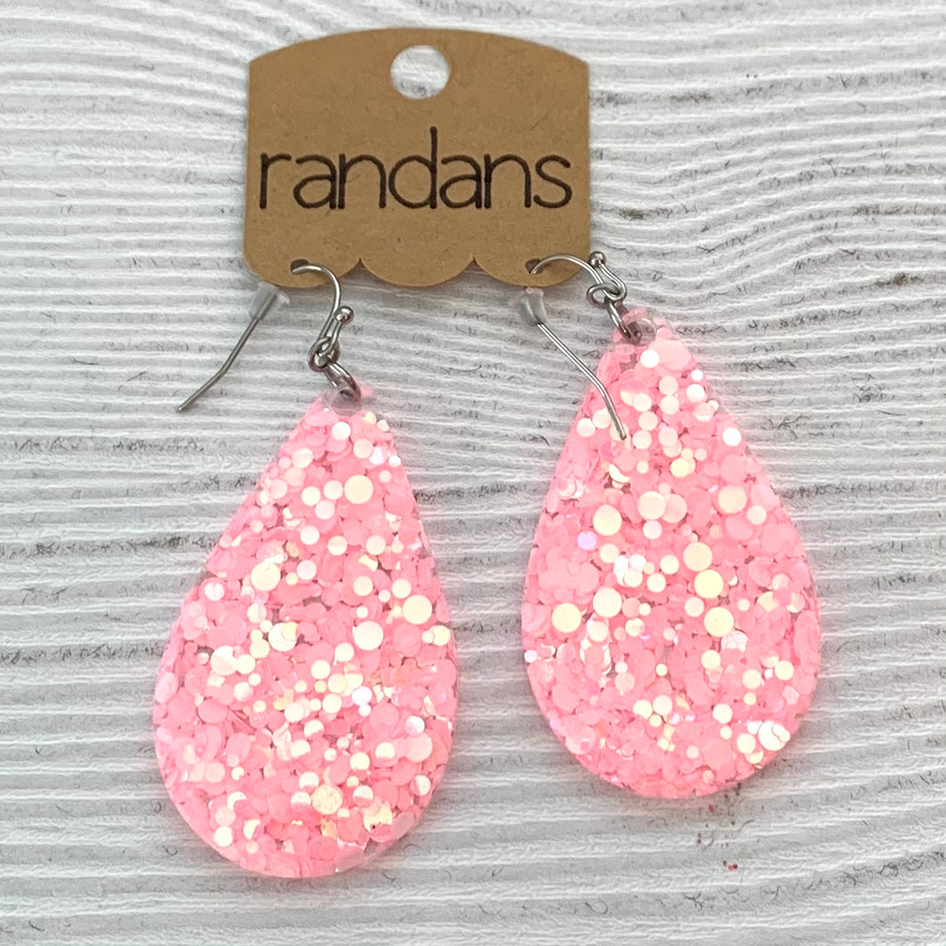 Randans Large Frameless Dangles - Pink 1