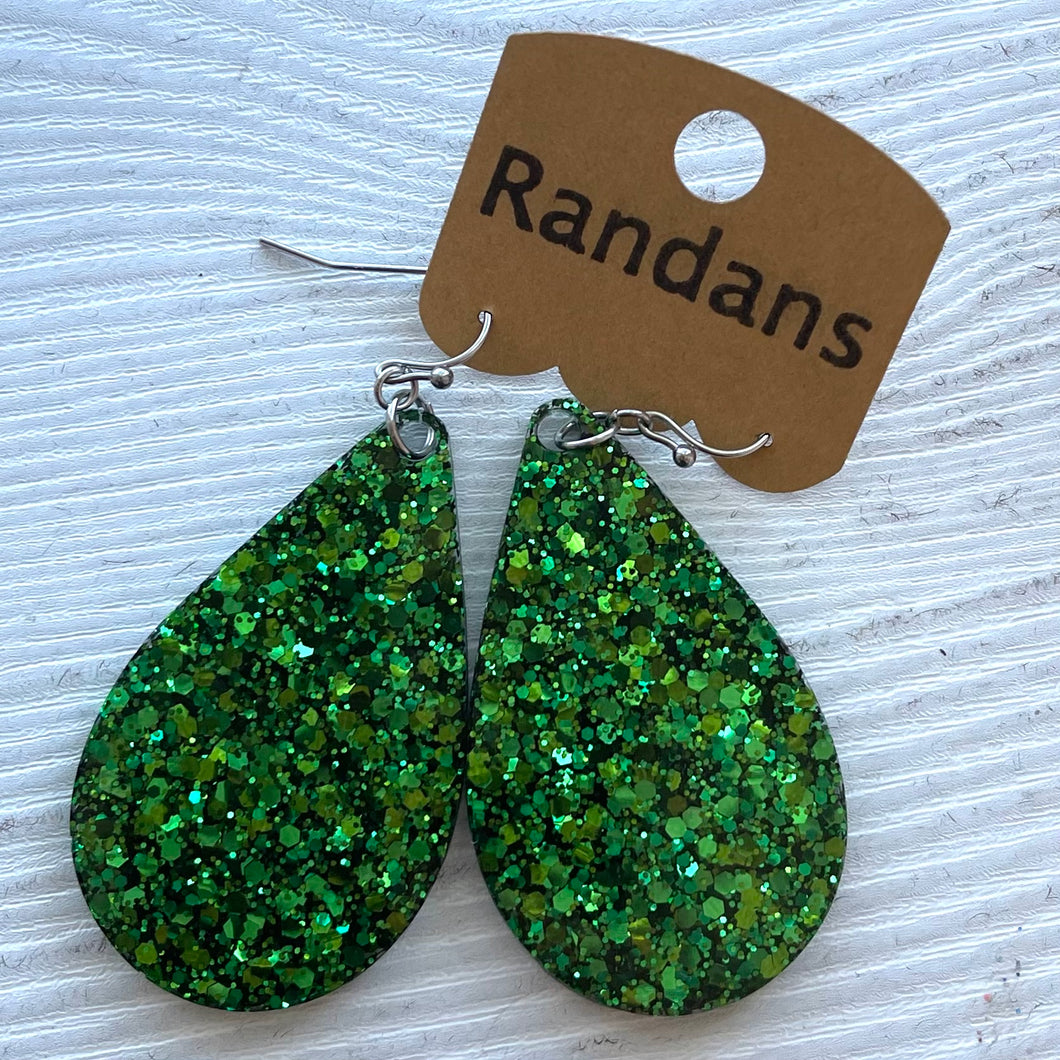 Randans Large Frameless Dangles - Green 3