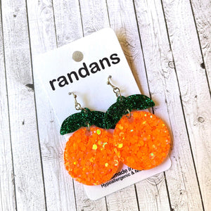Oranges Frameless Dangle Earrings