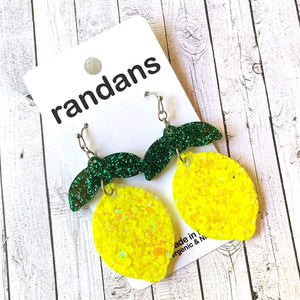 Lemons Frameless Dangle Earrings
